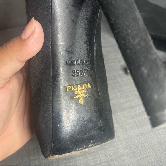 Prada Suede Ankle Booties - Picture 11 of 15